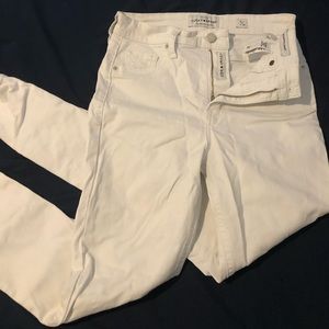 Luck white skinny jeans